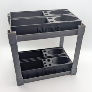 Hanna Master Test Kit Caddy in Grey with Optional Stacking Kit