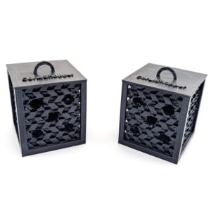 Pod Cube Amphipod Hotel and Shuttle, 2 Pack in Black